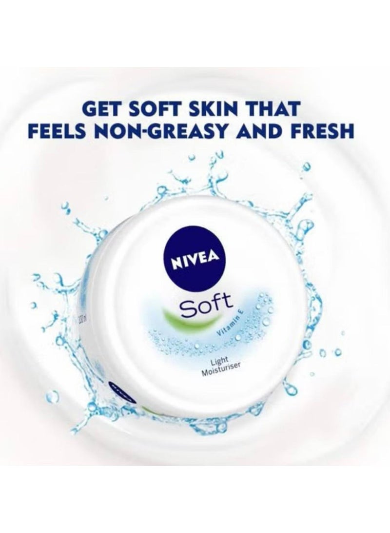 Nivea Pack Of 2 Soft Moisturizing Cream 2x200ml - Image 2